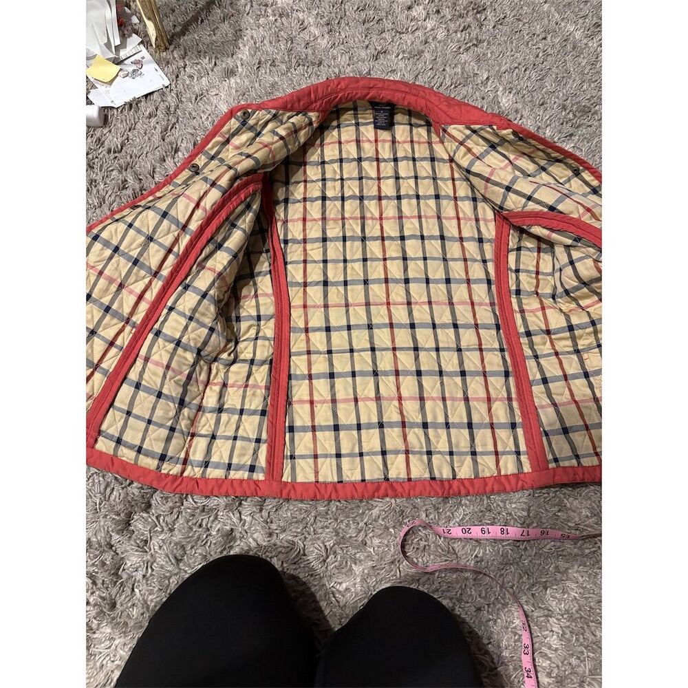 GUC! Brooks Brothers 346 Women's Coral Quilted Barn/Chore Coat, Sz 10 - Picture 11 of 11